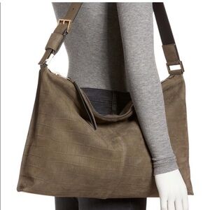 Allsaints Edbury Croc Lamb Bag